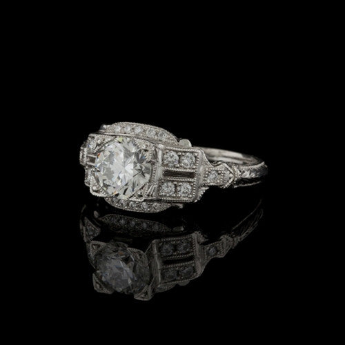 1.27ct tw Round GIA Diamond Ring