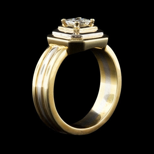 Yellow & White Gold Diamond Ring