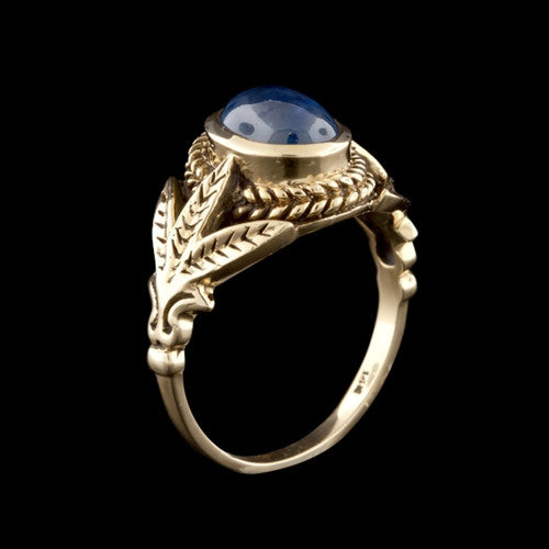 1.50ct Oval Cabochon Sapphire Ring