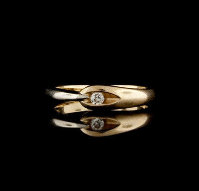 Yellow & White Gold Diamond Ring