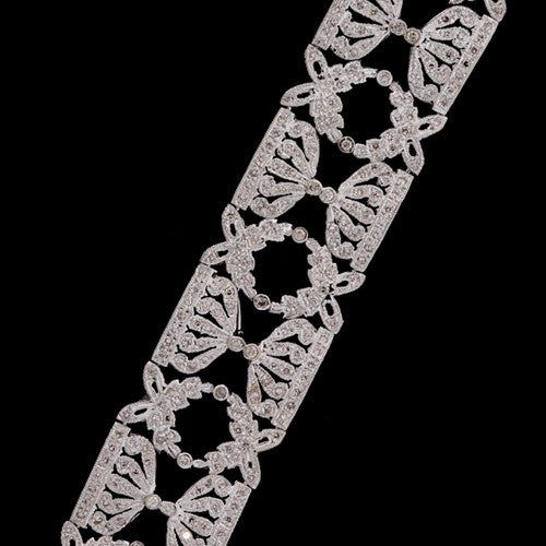 4.00ct tw Bow & Garland Diamond Bracelet