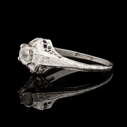 Antique Old Mine Diamond Ring
