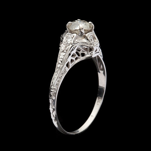 Antique Old Mine Diamond Ring