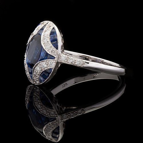 1.98ct tw Sapphire & Diamond Ring