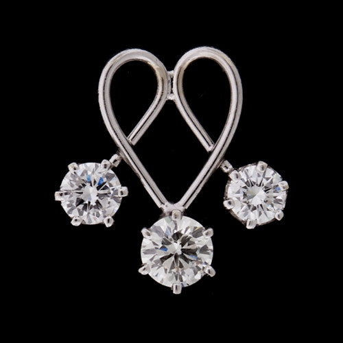 1ct tw Diamond Pendant