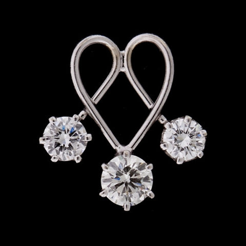 1ct tw Diamond Pendant