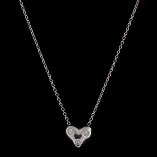 Tiffany & Co. Etoile Diamond Heart Necklace