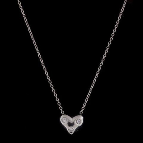 Tiffany & Co. Etoile Diamond Heart Necklace
