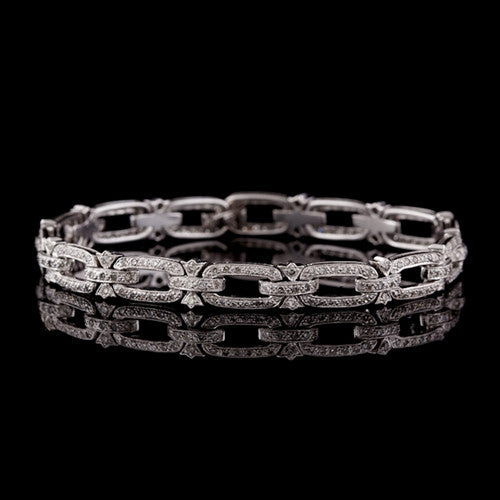 2.00ct tw Oval Shaped Diamond Link Bracelet