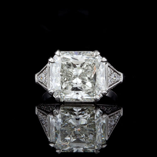 8.40ct tw Radiant Cut Diamond Ring
