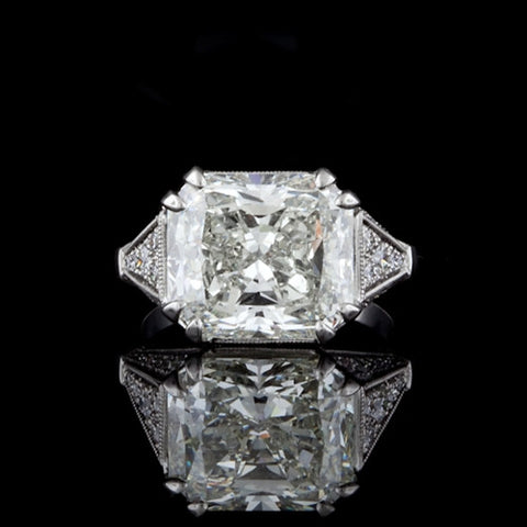 8.40ct tw Radiant Cut Diamond Ring