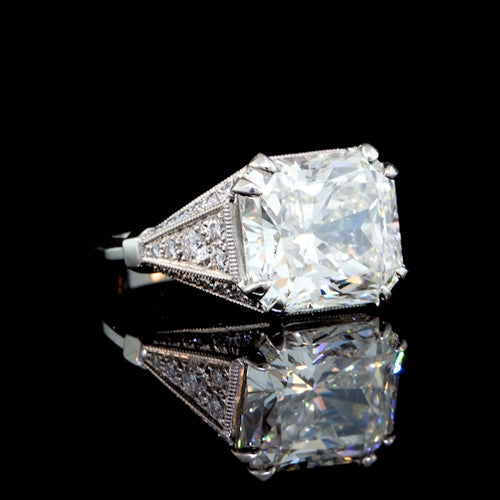 8.40ct tw Radiant Cut Diamond Ring