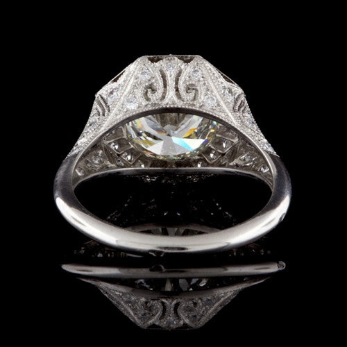 3.45ct tw Round GIA Diamond Ring