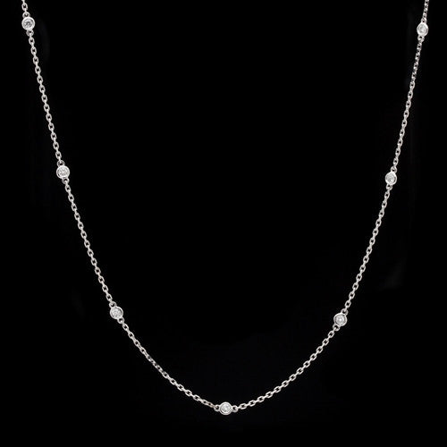 Long Diamonds by the Yard Style Necklace