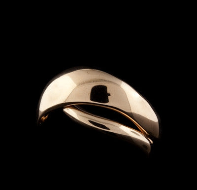 14KT Gold Wave Matching Bands