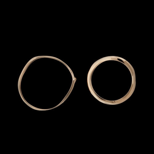 14KT Gold Wave Matching Bands