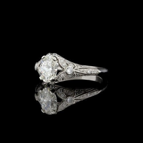 1.27ct tw Oval GIA Diamond Ring