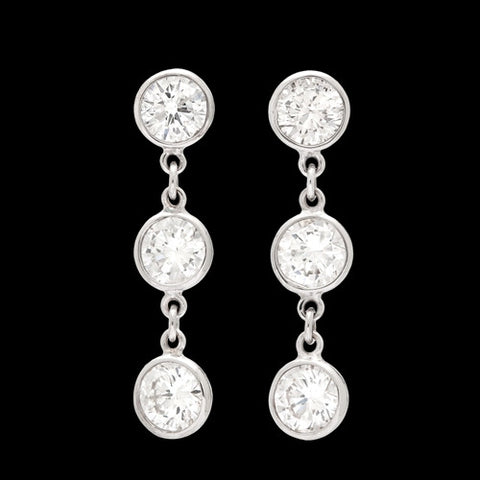 Diamonds By The Yard Style Drop Earrings