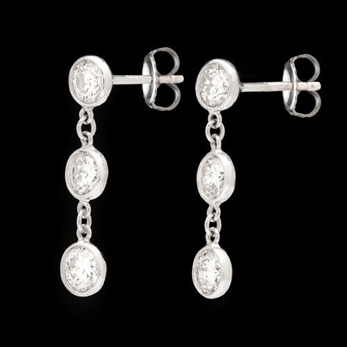 Diamonds By The Yard Style Drop Earrings