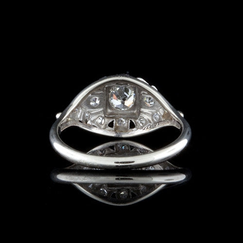 0.65ct tw Old Mine Cut Diamond Ring