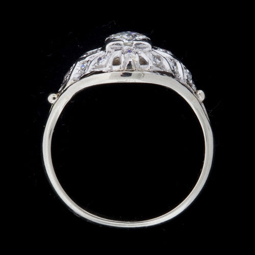 0.65ct tw Old Mine Cut Diamond Ring