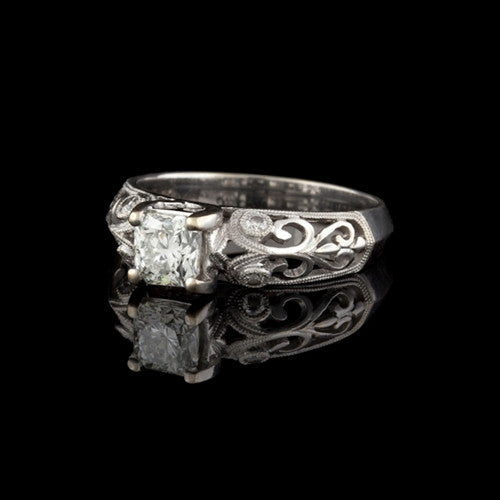 0.97ct tw Hearts on Fire Dream Cut Diamond Ring