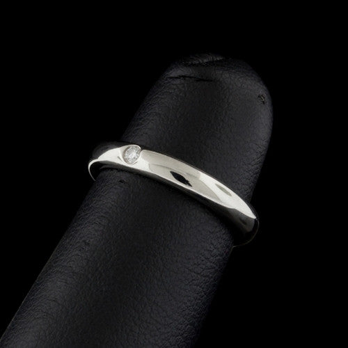 Tiffany & Co. Peretti Platinum Diamond Band Ring