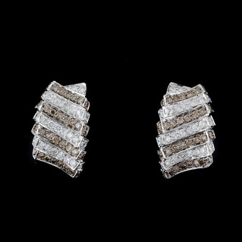 1.75ct tw Diamond Half Hoop Earrings