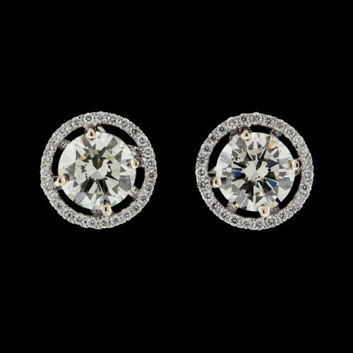 2.25ct tw Round Brilliant Diamond Studs
