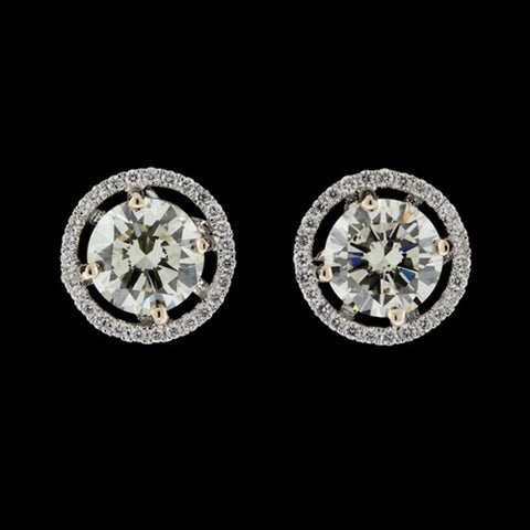 2.25ct tw Round Brilliant Diamond Studs