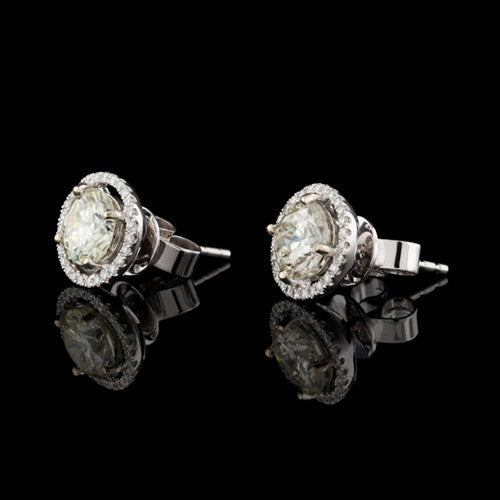2.25ct tw Round Brilliant Diamond Studs