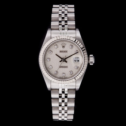 Rolex Datejust Diamond Dial Watch