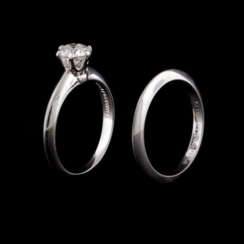Tiffany & Co. 0.55ct Diamond Wedding Set