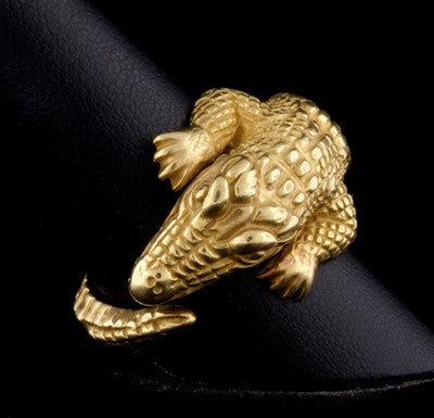 Kieselstein-Cord 18KT Alligator Ring