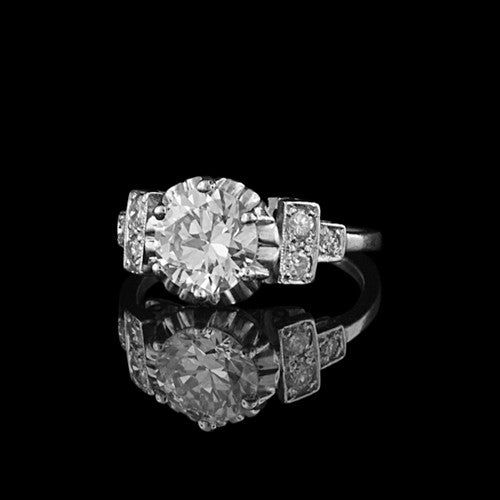 1.51ct tw Round GIA Diamond Ring
