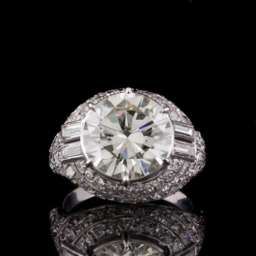 10.08ct tw Round Brillant GIA Diamond Ring