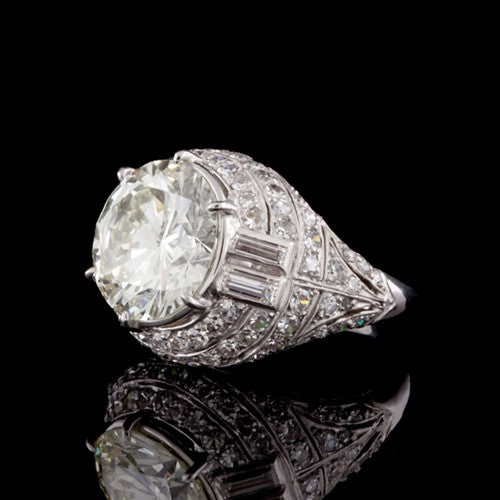 10.08ct tw Round Brillant GIA Diamond Ring