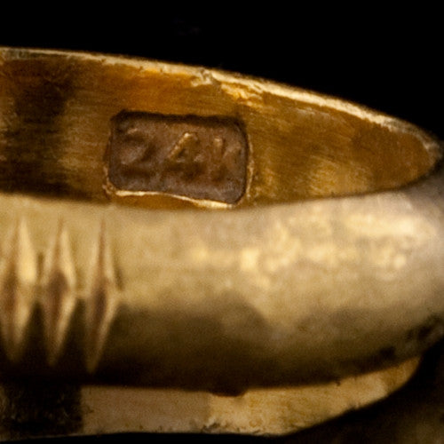 24KT Gold & Opal Ring