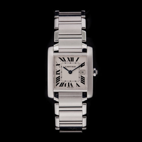 Cartier Tank Francaise Stainless Steel Watch