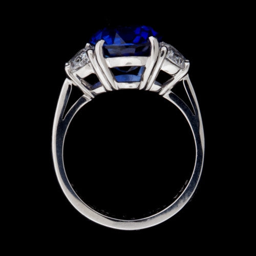 6.05ct Sapphire & Diamond Ring