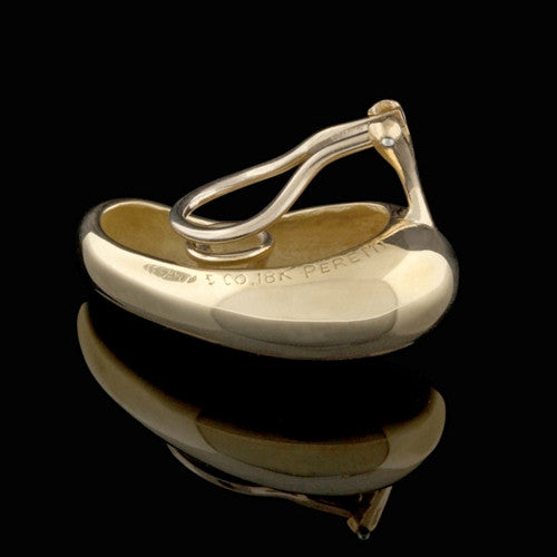 Tiffany & Co. 18Kt Large Peretti Teardrop Earclips