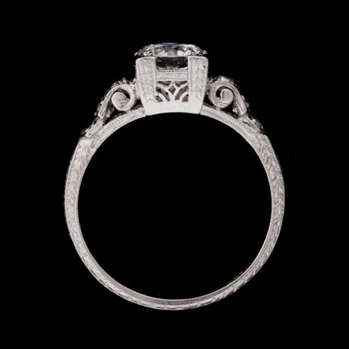 Vintage 0.77ct tw Round Diamond Ring