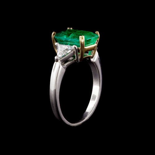 3.02ct Emerald & Diamond Ring