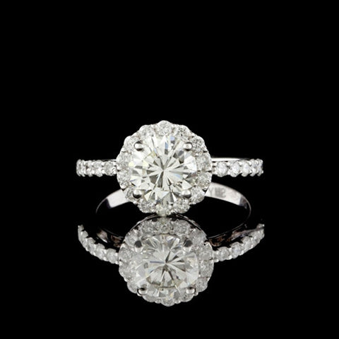 2.25ct tw Round GIA Diamond Ring