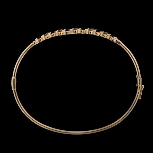 Diamond & Sapphire Bangle Bracelet