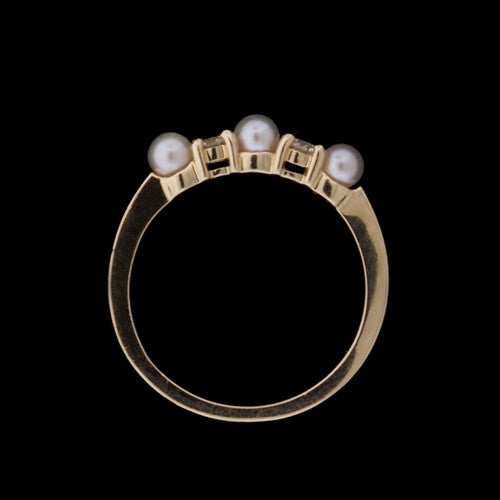 Tiffany & Co. Diamond & Pearl Ring