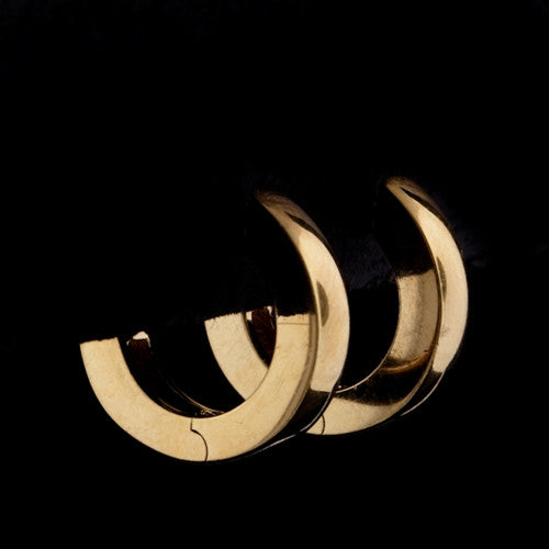 18KT Diamond Huggie Hoop Earrings