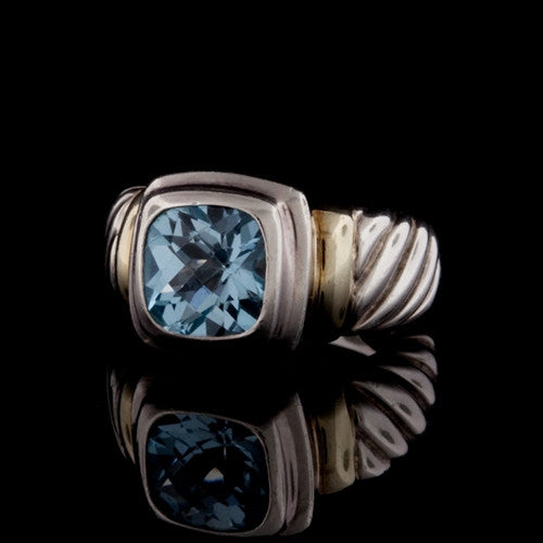David Yurman Blue Topaz Ring