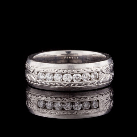 Tacori Platinum & Diamond Band
