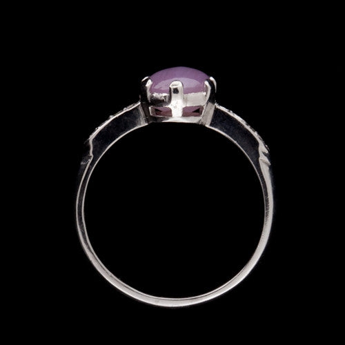 2ct Star Sapphire & Diamond Ring